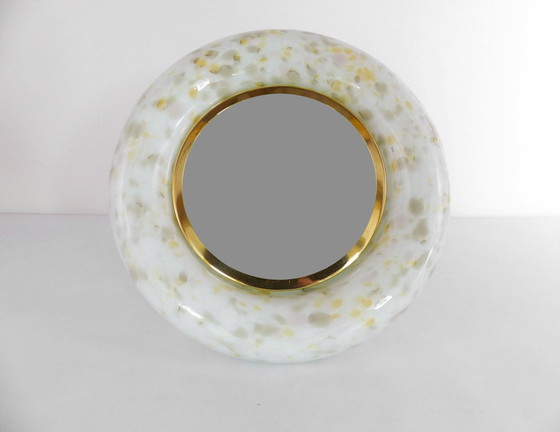 Image 1 of Round Murano Photo Frame Alain Delon Maison Jansen 1970-1980