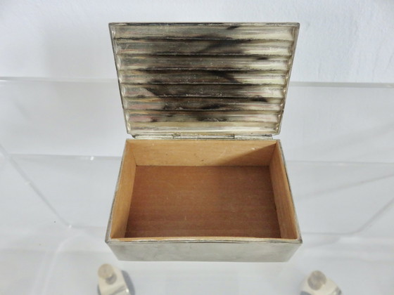 Image 1 of Scatola per sigarette Maria Pergay, decoro in bambù, Francia, 1970