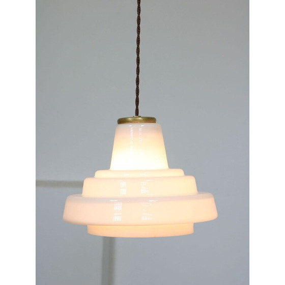 Image 1 of Lampada a sospensione vintage in ottone, Italia