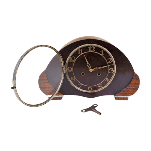 Horloge de manteau de l'école d'Amsterdam - années 1920/1930