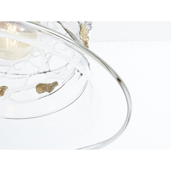 Image 1 of Vintage Murano glass pendant lamp by Barovier and Toso, Italy 1940