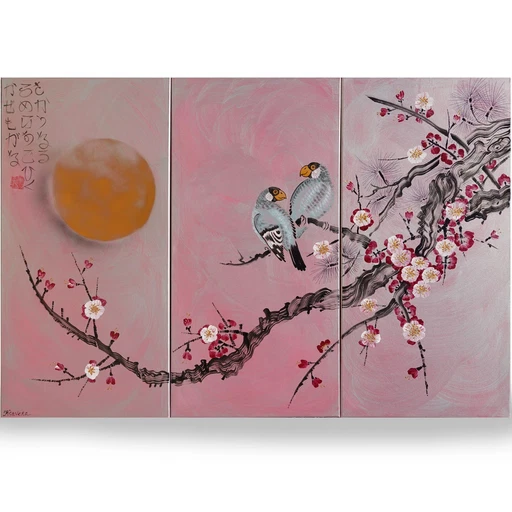 Ksavera- Japanese Sakura J320 - Painting