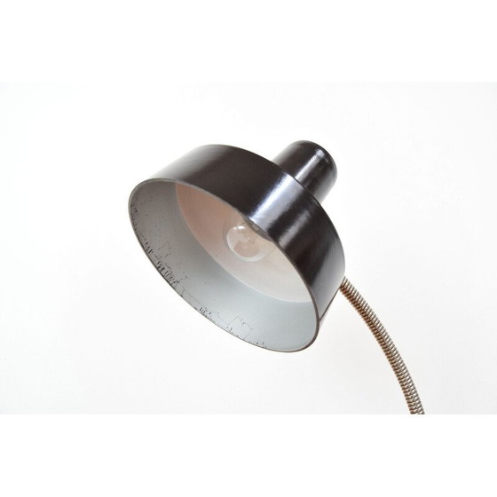 Image 1 of Vintage table lamp in bakelite and chrome, Czechoslovakia 1950
