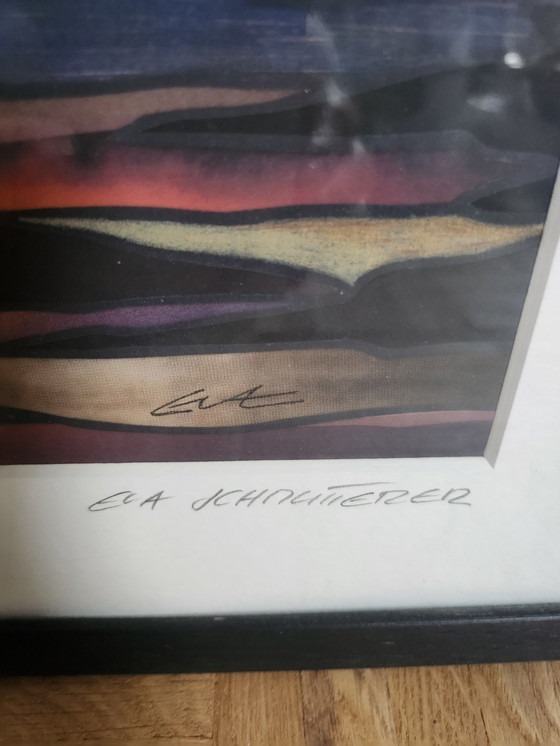 Image 1 of 2x Eva Schmutterer signed northern lights