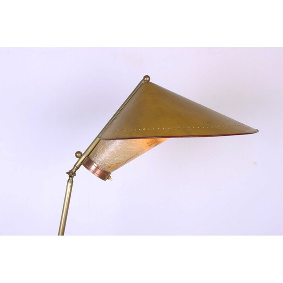Image 1 of Vintage Italian brass floor lamp, 1950
