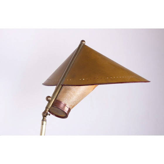 Image 1 of Vintage Italian brass floor lamp, 1950