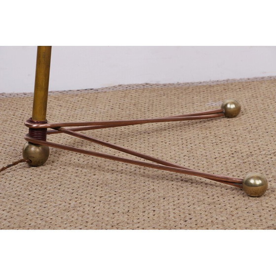 Image 1 of Vintage Italian brass floor lamp, 1950
