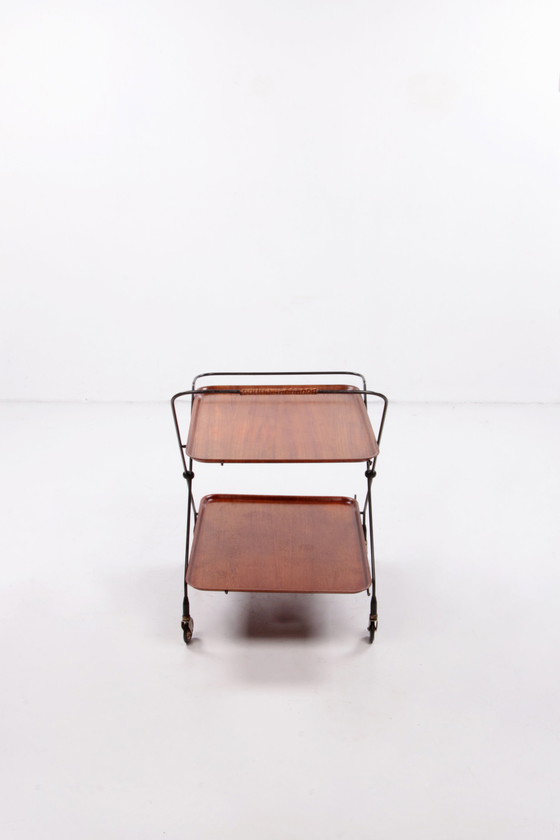 Image 1 of Paul Nagel Trolley vintage realizzato da Jie Gantofta, 1960 Svezia.