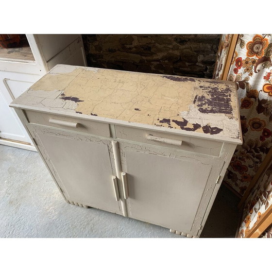 Image 1 of Vintage wooden elephant-foot sideboard