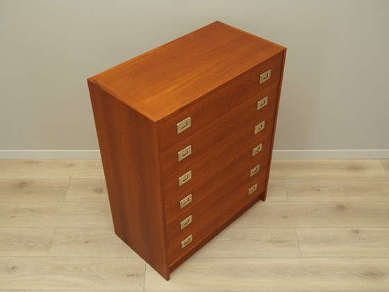 Image 1 of Teak Chest Of Drawers, Danish Design, 1960S, Production: Denmark