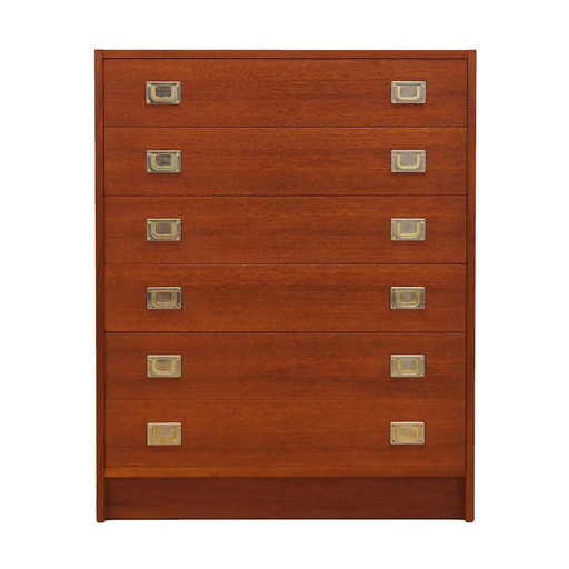 Teak Chest Of Drawers, Danish Design, 1960S, Production: Denmark