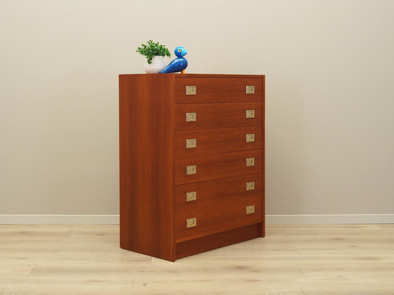 Image 1 of Teak Chest Of Drawers, Danish Design, 1960S, Production: Denmark