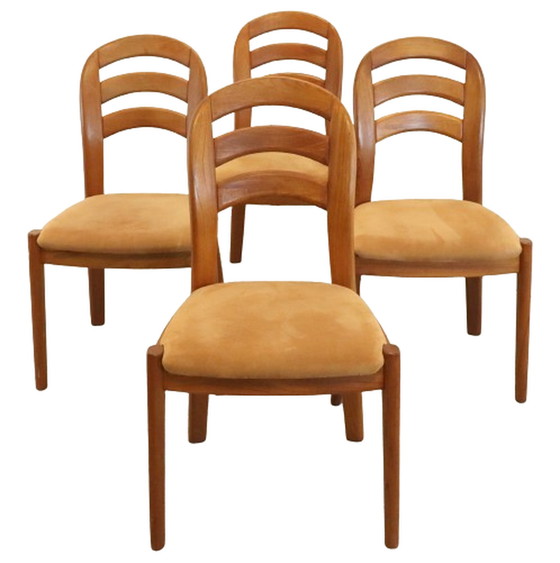 Image 1 of 4x Danish chair 'Gronsalen' vintage