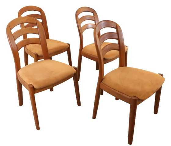 Image 1 of 4x Danish chair 'Gronsalen' vintage