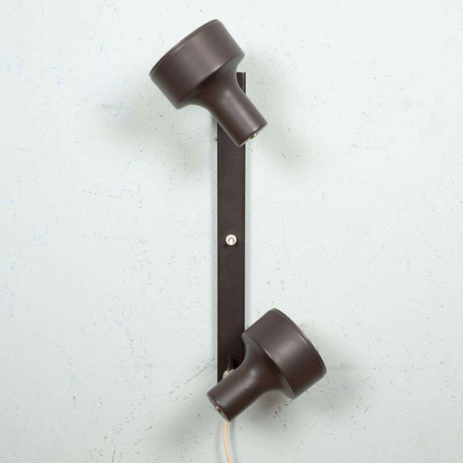 Space age Anvia wall light with two spots, vintage wall light