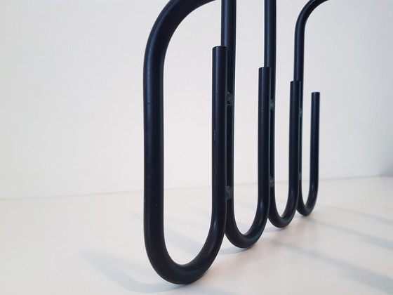 Image 1 of Modernist magazine rack by Ann Maes 1981