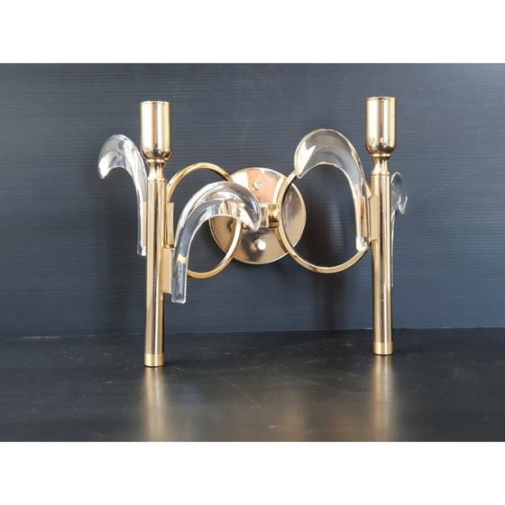 Image 1 of Sciolari 1970 vintage house wall lamp