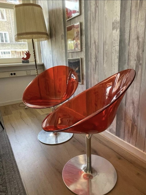 2x Philippe starck Eros chaise de salle à manger