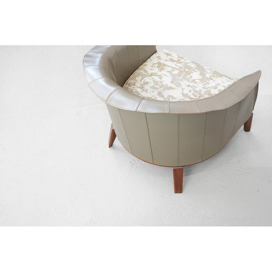 Image 1 of Pair of vintage armchairs by Umberto Asnago for Giorgetti, Italy