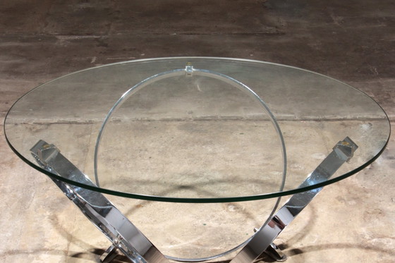 Image 1 of Mid-Century Modern Glass Coffee Table By Knut Hesterberg