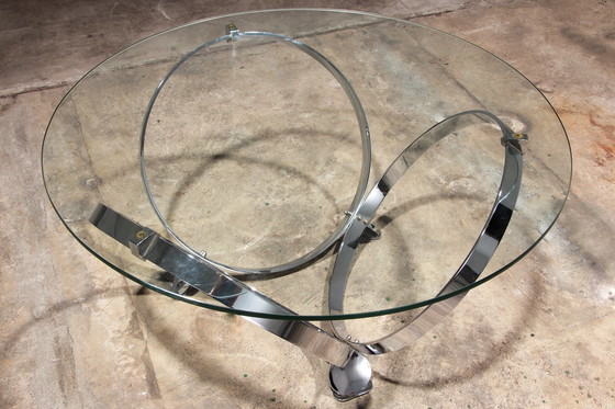 Image 1 of Mid-Century Modern Glass Coffee Table By Knut Hesterberg