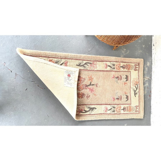 Image 1 of Vintage wool and cotton rug, China 1980