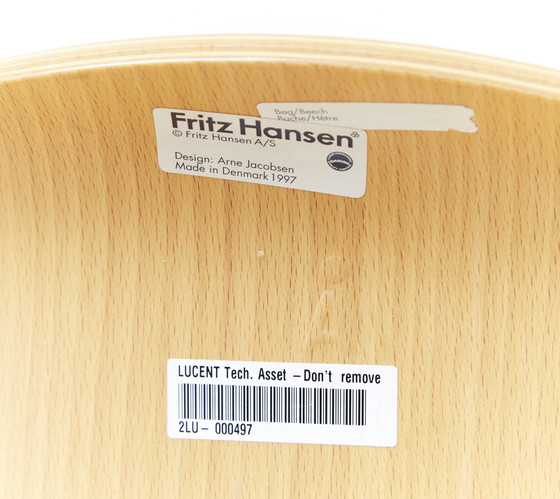 Image 1 of Arne Jacobsen Chair 3107 For Fritz Hansen