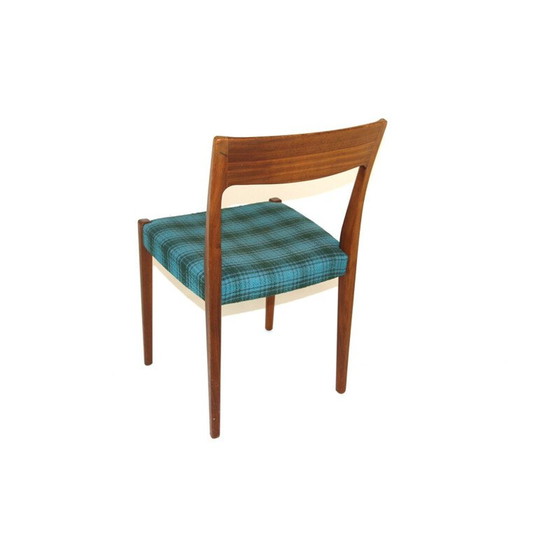 Image 1 of Vintage teak and fabric chair, Sweden 1960
