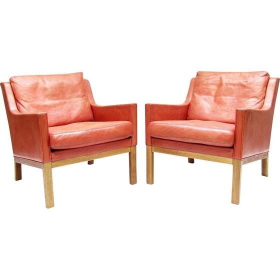 Image 1 of Coppia di poltrone vintage di Kai Lyngfeldt Larsen per Søren Willadsen, Danimarca 1960