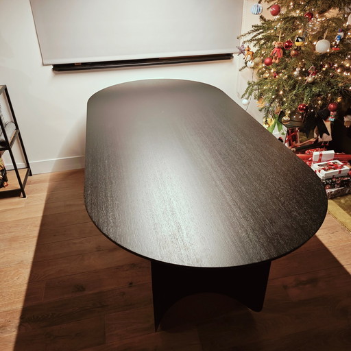 Used Fest Amsterdam Plateau Oval Dining Table – Black, Designed By Terhedebrügge