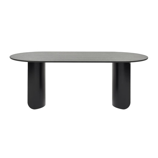 Used Fest Amsterdam Plateau Oval Dining Table – Black, Designed By Terhedebrügge