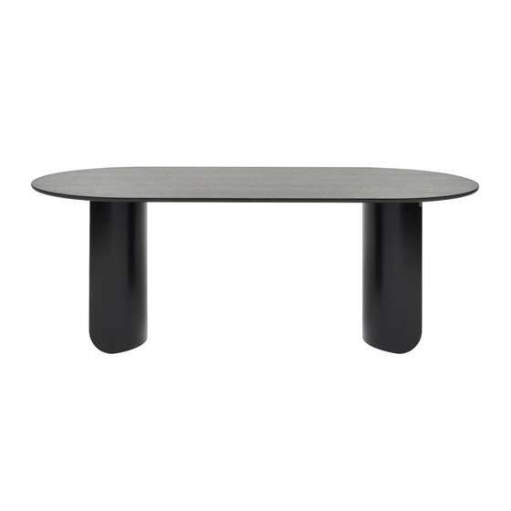 Image 1 of Used Fest Amsterdam Plateau Oval Dining Table – Black, Designed By Terhedebrügge