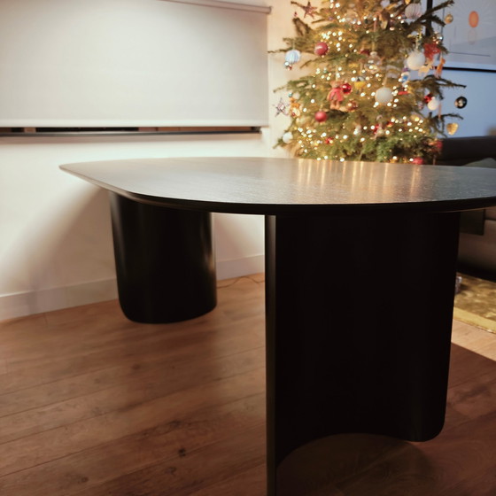 Image 1 of Used Fest Amsterdam Plateau Oval Dining Table – Black, Designed By Terhedebrügge