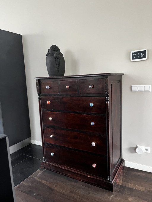 Pharmacy Cabinet Mahogany