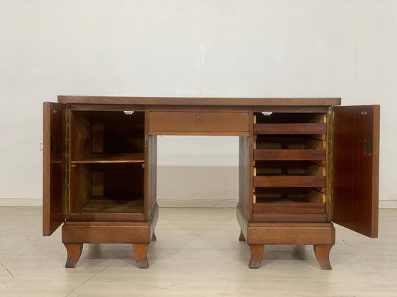 Image 1 of Art Nouveau bureau table desk vintage