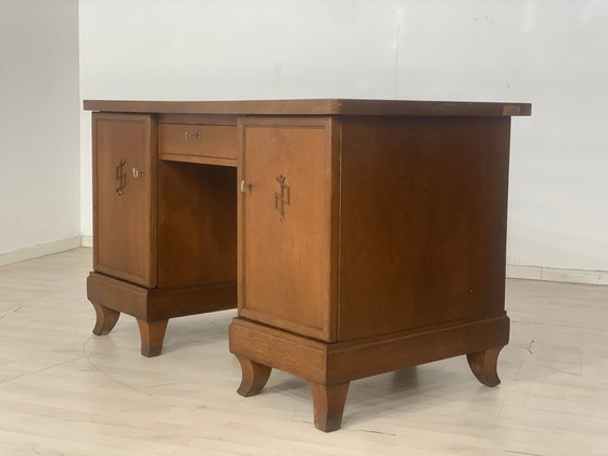 Image 1 of Art Nouveau bureau table desk vintage
