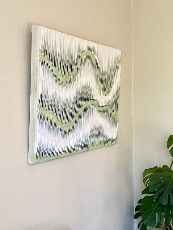 Image 1 of Tableau Sculpture Art Textiles Réf Dove