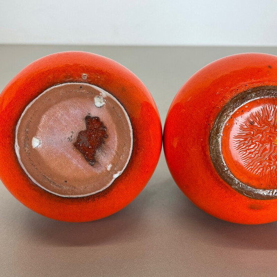 Image 1 of Set of 3 vintage ceramic vases by Roth Ceramics, Germany 1970s