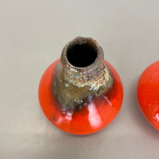 Image 1 of Set of 3 vintage ceramic vases by Roth Ceramics, Germany 1970s