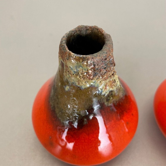 Image 1 of Set of 3 vintage ceramic vases by Roth Ceramics, Germany 1970s