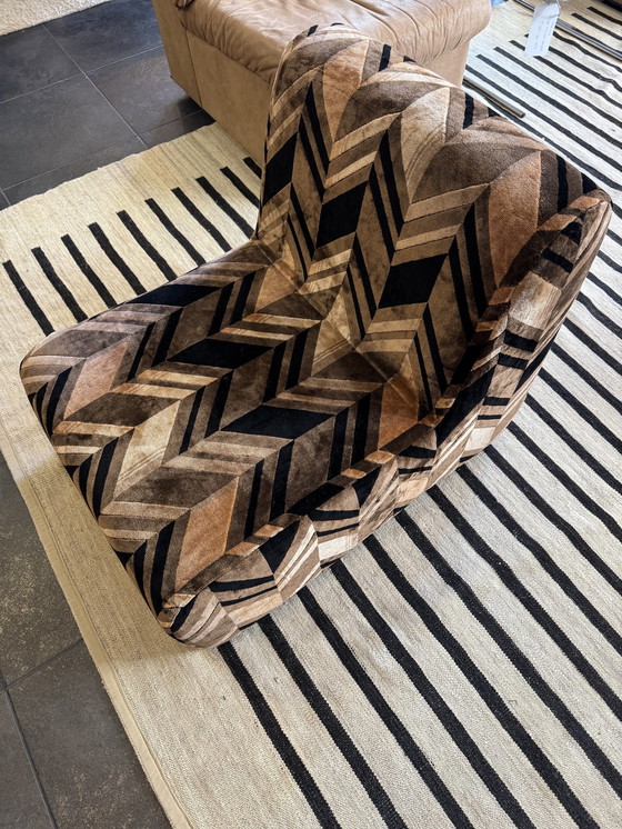 Image 1 of Reupholstered Vintage Armchair 1970s