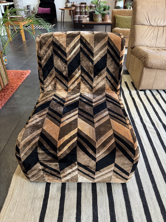 Image 1 of Reupholstered Vintage Armchair 1970s