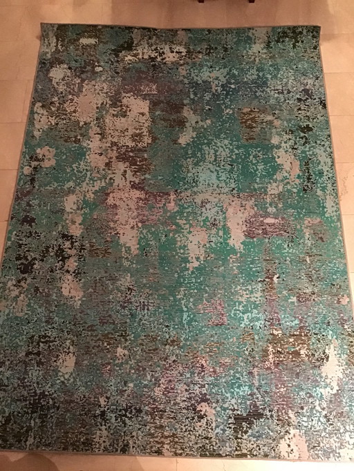 Tapis moderne tissé à plat