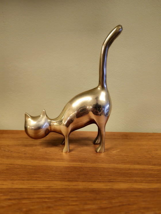 Image 1 of Family Cat Pussy Cats Cats Brass Statue