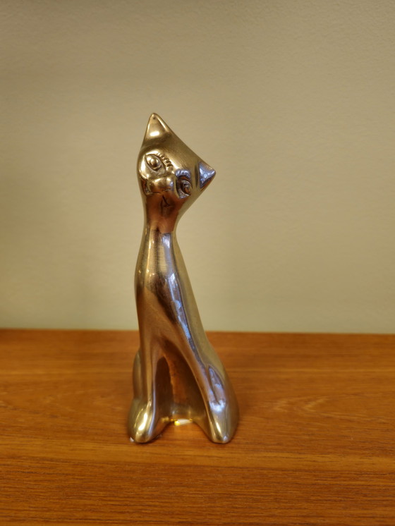 Image 1 of Family Cat Pussy Cats Cats Brass Statue