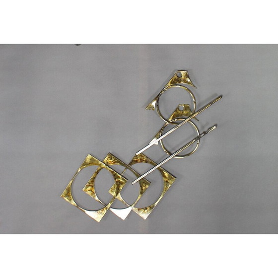 Image 1 of Vintage wall sculpture Brutalist by Henrik Horst, Denmark 1970