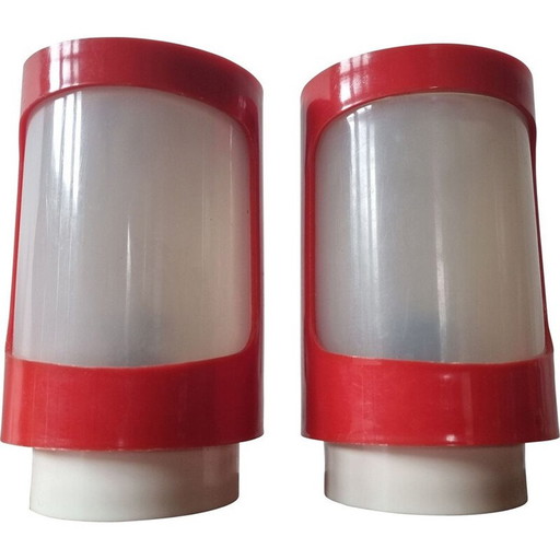 Pair of mid century table lamps, 1970s