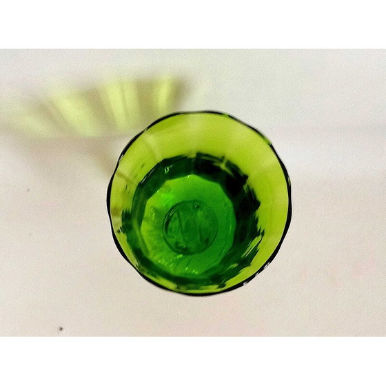 Image 1 of Vintage Empoli emerald green chalice, 1970