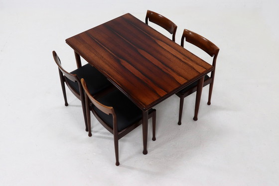 Image 1 of Vintage Extendable Dining Table 