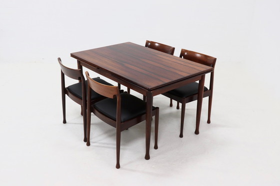 Image 1 of Vintage Extendable Dining Table 